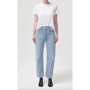 Agolde 90's Jean Mid Rise Loose Fit Jeans in Snapshot Size 34